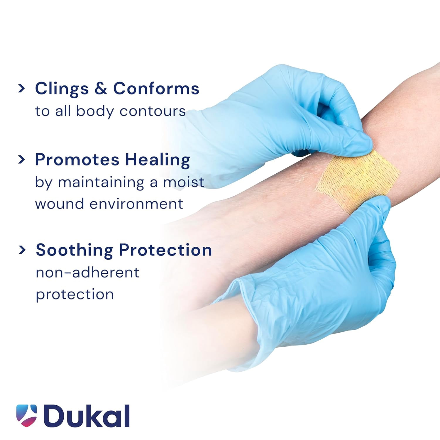 Dukal Xeroform Gauze, Sterile, Non-Adherent, 4 in x 3 yd, 6-Count