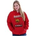 thumbnail image 3 of PACMAN Avoid Responsibility Lazy Hoodie Sweatshirt Women Men Brisco Brands X, 3 of 6