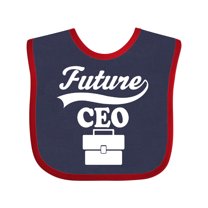 Inktastic Future Ceo Shirt Childs Boss Job Boys or Girls Baby Bib