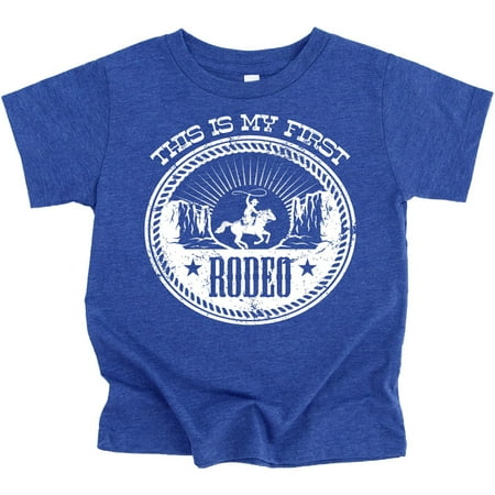 

My First Rodeo 1st Birthday T-Shirts for Baby Girls and Boys First Birthday Outfit Vintage Royal Shirt 18 Months
