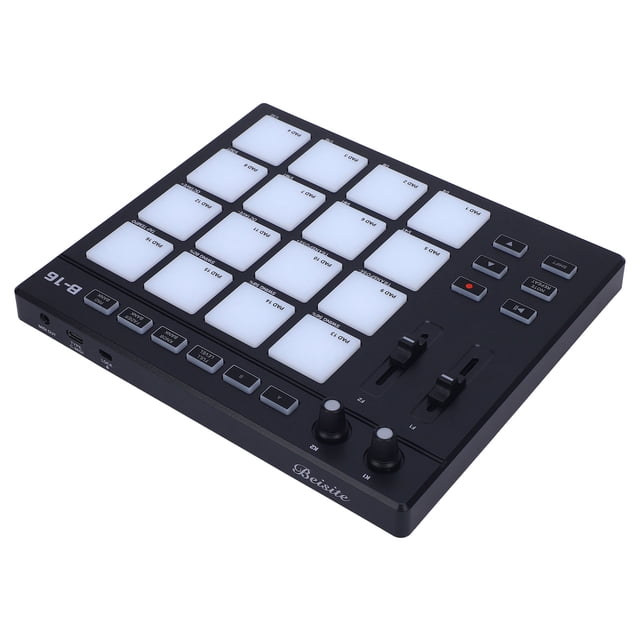 Contrôleur MIDI, Tambour MIDI ABS Silicone pour Production Musicale
