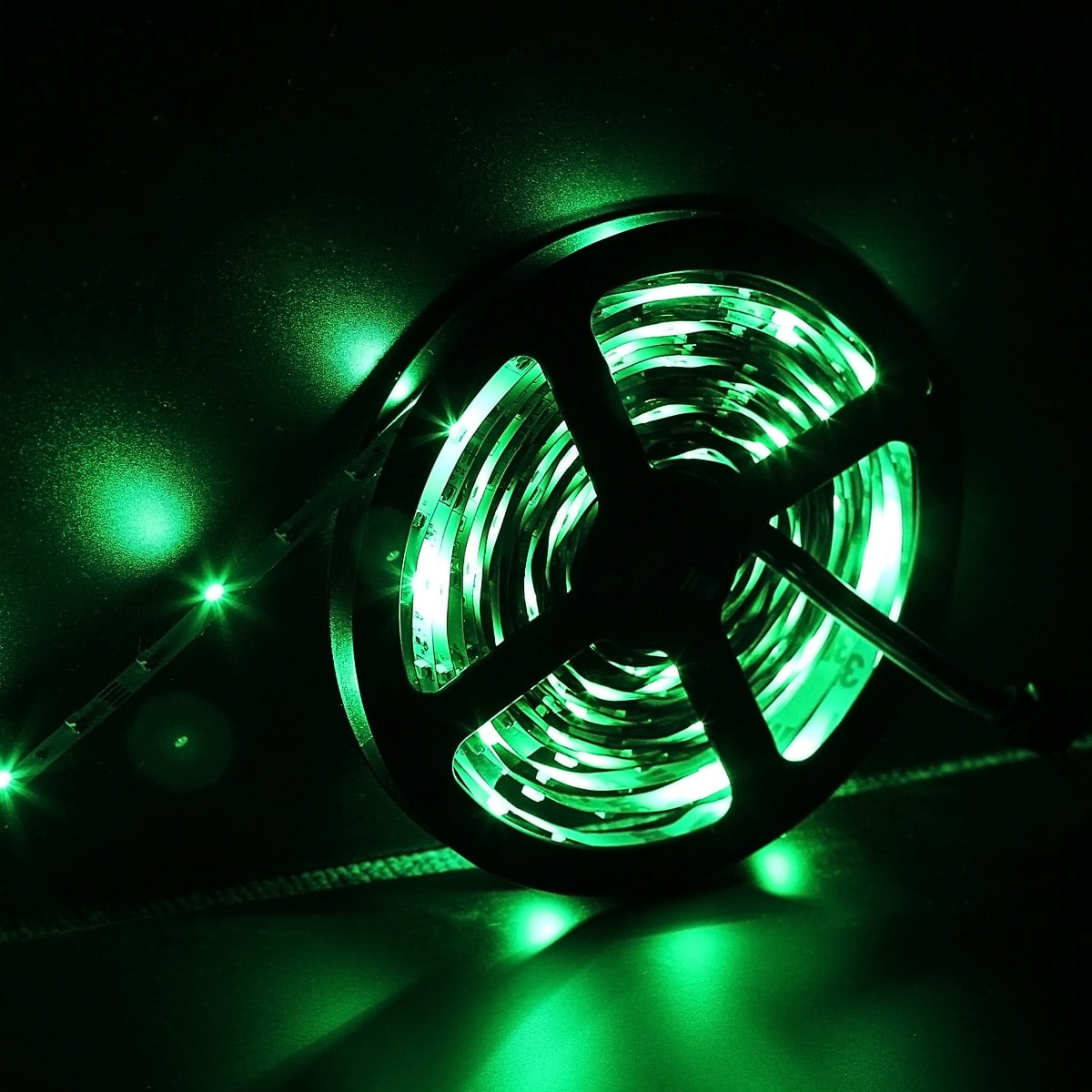 SUPERNIGHT 16.4ft 300LEDs SMD 3528 5M LED Strip Light Non-Waterproof with Wifi Remote App Control/12V Power Supply