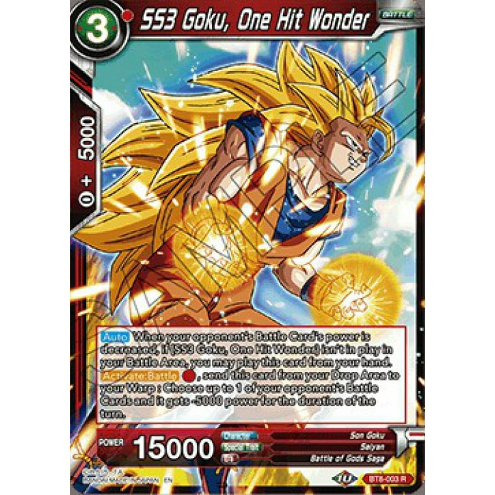 Dragon Ball Super Malicious Machinations SS3 Goku, One Hit Wonder BT8-003 - Walmart.com ...