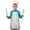 Princess and Carriage, variant on Princess and Carriage White Pattern Teens Aprons, Adjustable Neck Strap, Toddler & Teens Aprons for Cooking & Baking, 19x23.6 Inches