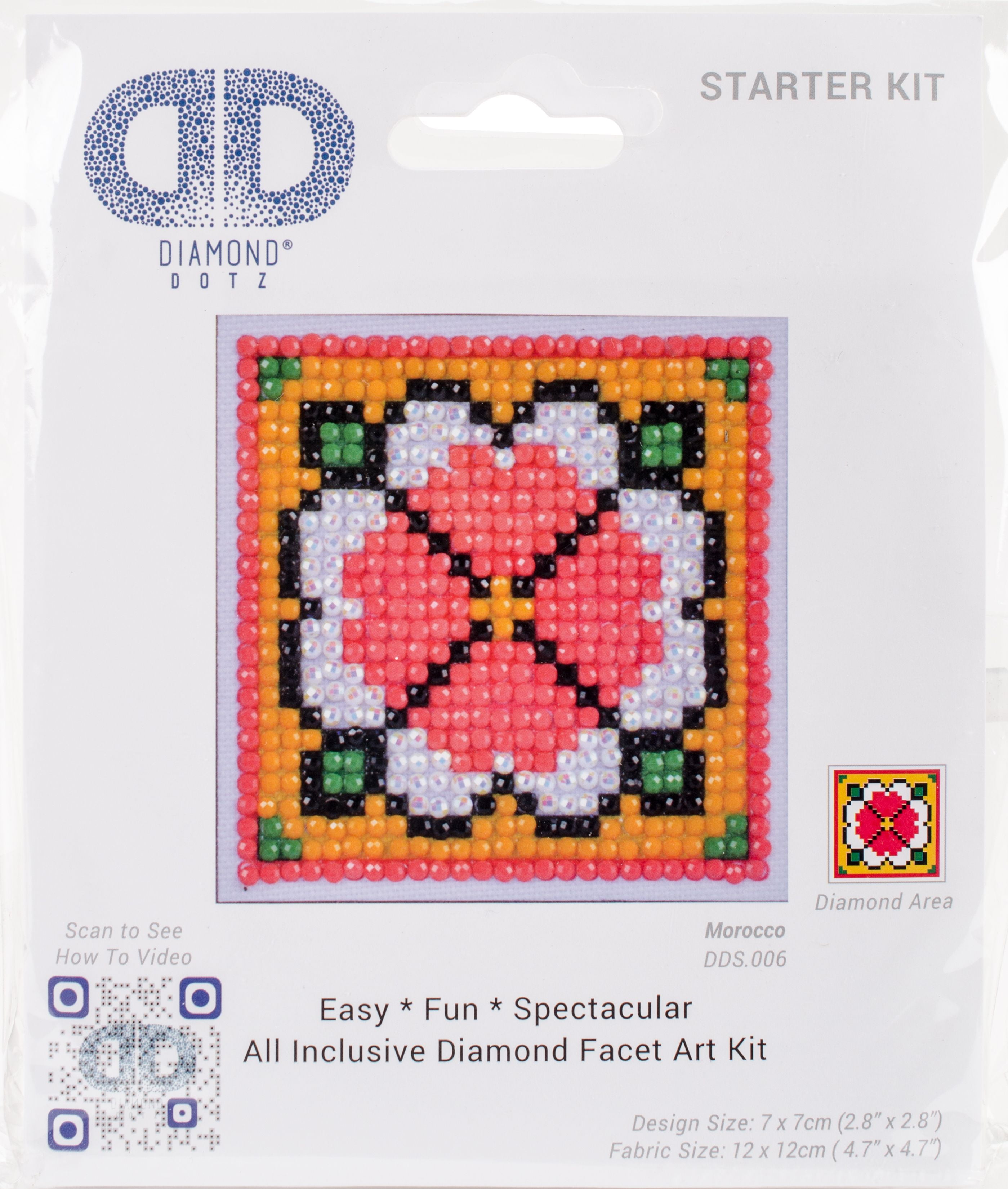 Diamond Dotz Diamond Embroidery Facet Art Kit 4.75"X4.75"Morocco