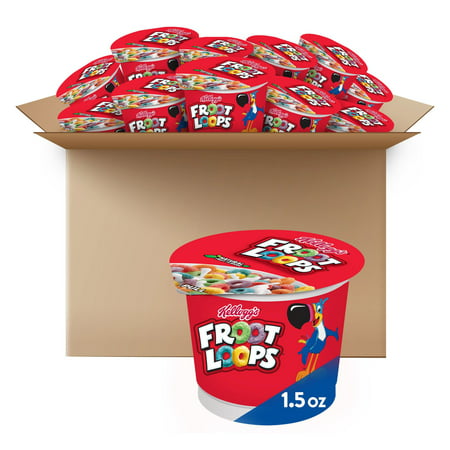Kellogg's Froot Loops Original Cold Breakfast Cereal, 18 oz, 12 Count