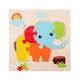 thumbnail image 1 of Kid Wooden Puzzles for Toddlers Cute Cartoon Animal Snap On Jigsaw Puzzle Learning Educational Toys for Boys Girls Birthday Gifts Elephant, 1 of 4