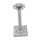 thumbnail image 4 of Soporte para tacos de billar, soporte para tacos de billar con capacidad para 8 tacos, estante de metal, accesorios, soporte de esquina, soporte para Plata, 4 of 8