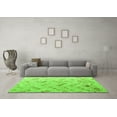 thumbnail image 3 of Ahgly Company Indoor Rectangle Abstract Green Modern Area Rugs, 2' x 5', 3 of 4