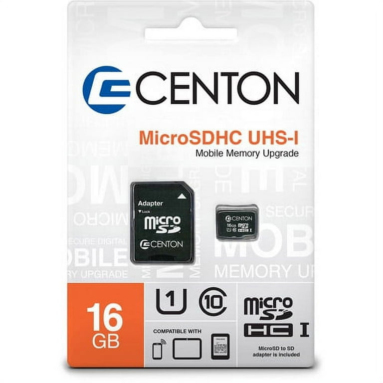 Centon 16GB Class 10 UHS-I microSD Card - Walmart.com Centon 16GB Class 10 UHS-I microSD Card - Walmart.com