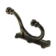 thumbnail image 4 of Colgador de ropa doble industrial clásico de hierro Bronce Gloria Gancho del organizador de almacenamiento, 4 of 7