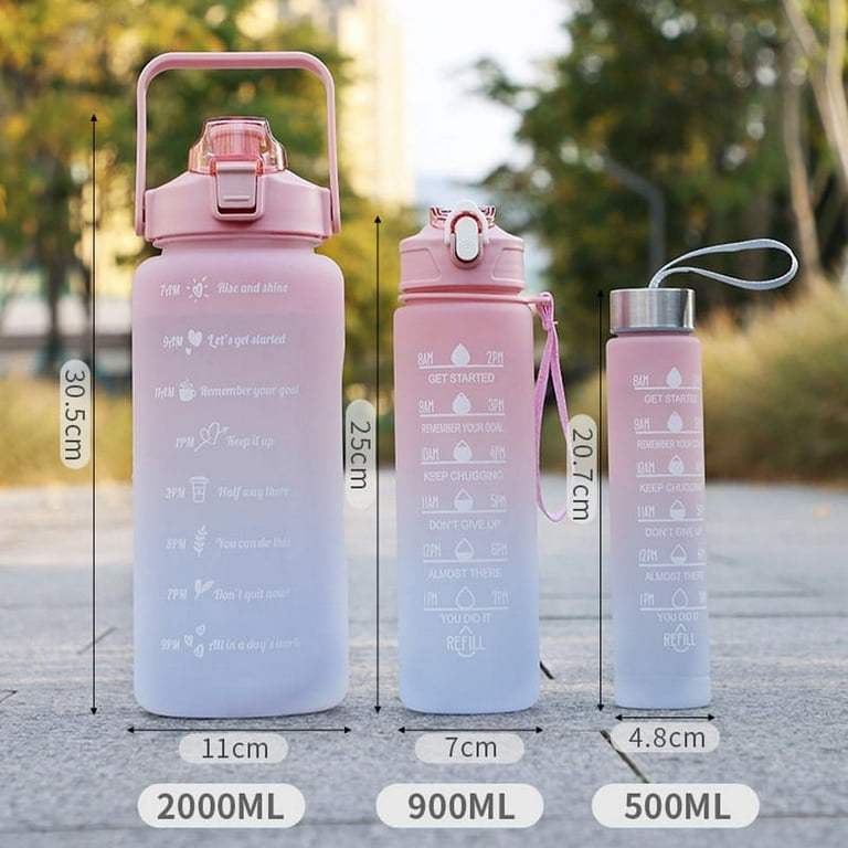Stainless Steel 1.3 Litre Water Bottle Soft Pink BPA free Metal Gym Water