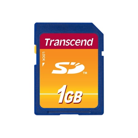 Image of Transcend - Flash memory card - 1 GB - SD