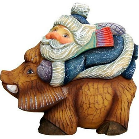GDeBrekht 63144 Santa On Boar Figurine Ornament