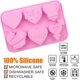 thumbnail image 4 of Molde de silicona con forma de corazón, 6 cavidades, para chocolate, jabón, gomitas, pasteles, cubitos de hielo y repostería casera. Juego de 2., 4 of 5