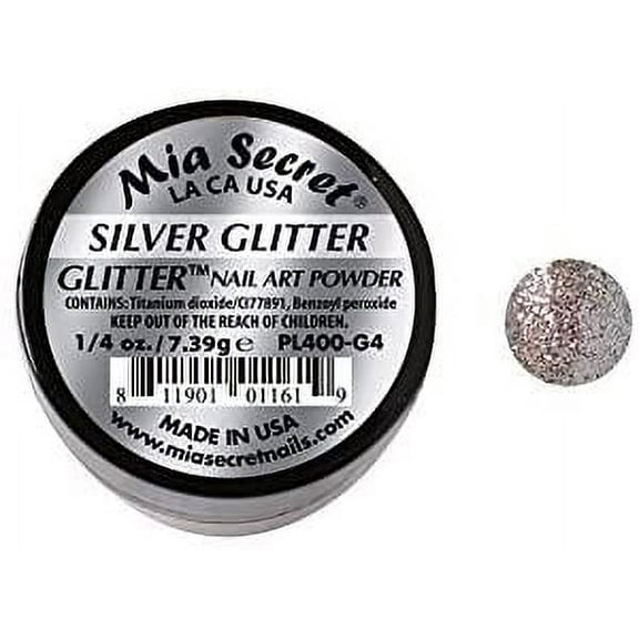 MIA SECRET (PL400-G4) - Silver (GLITTER)