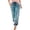 A-Blue73, variant on Floral Print Harem Pants for Women Drawstring ed Joggers Summer Casual Wear Trousers