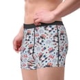 thumbnail image 4 of Balery I Love USA Men's Boxer Briefs, Soft and Breathable Cotton Underwear with nylon Waistband-Medium, 4 of 9