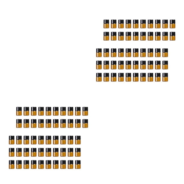 Botellas de vidrio recargables Seitruly Mini para fragancias 3ml 50 piezas