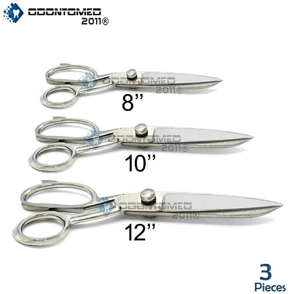 OdontoMed2011® 3pcs 8" 10" 12" Heavy Duty Upholstery Carpet / Shear