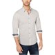 thumbnail image 2 of Michael Kors - Camisa elástica con botones para hombre, color blanco, grande Michael Kors Botones al frente, 2 of 2