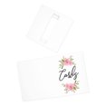thumbnail image 3 of Koyal Wholesale Sturdy White Wedding Day Card Box Pink Watercolor Floral Wreath Wedding Gift Boxes for Cards, 3 of 5