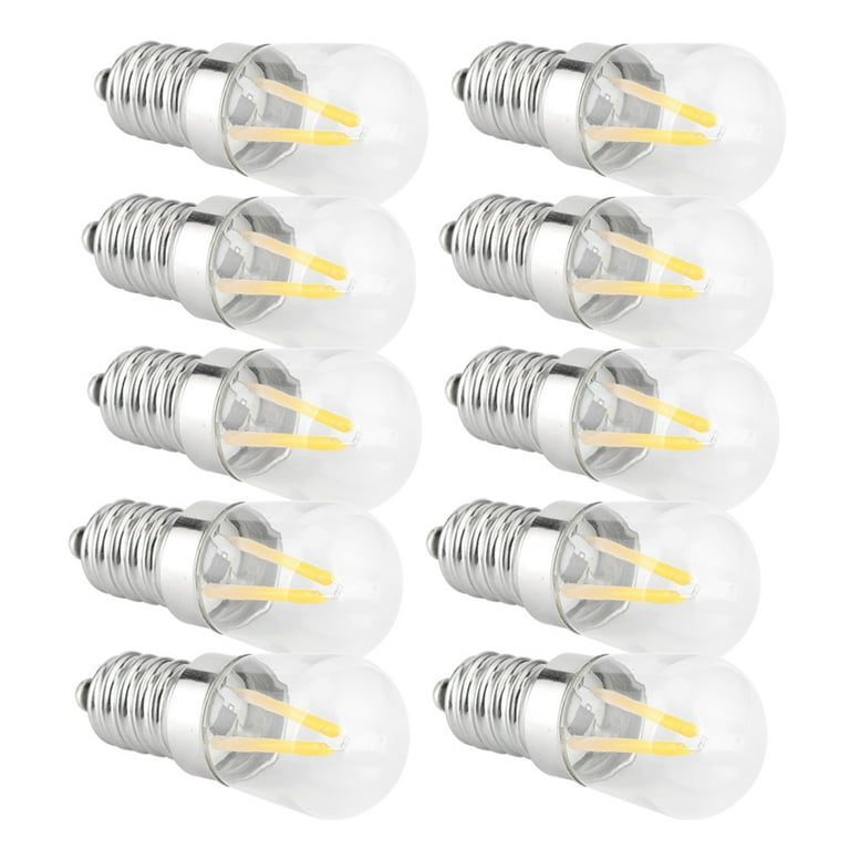 E14 European Base LED Filament Edison Bulb, 2W Warm White 2700K,  No-Dimmable (4-Pack)