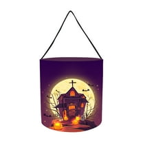 Halloween Bucket, Halloween Buckets for Halloween Party Supplies, Halloween Candy Bucket, Halloween Bucket for Toddlers Kids,Girls and Boys Gift