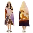 thumbnail image 3 of The Lion King Hooded Blanket, Wearable Blanket Hoodie Cozy Soft Warm Hooded Flannel Blanket for Women Men Boys Girls, 3 of 7