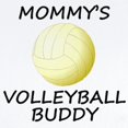thumbnail image 2 of CafePress - Mommys Volleyball Buddy Body Suit - Baby Light Bodysuit, Size Newborn - 24 Months, 2 of 4