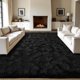 thumbnail image 2 of Alfombra de Área LOCHAS Ultra Suave y Esponjosa para Sala 240x300 cm Negra, 2 of 8