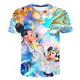thumbnail image 1 of Camisetas de Mickey Mouse para niñas de 1 a 14 años, ropa de verano, camisetas de manga corta con estampado, camisetas casuales de dibujos animados, Tops, disfraces 14T Gao Jinjia LED, 1 of 2