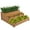 Brown, variant on SEGMART 3-Tier Raised Garden Bed, 48.6 x 48.6 x 21in Outdoor Elevated Flower Planter Box Kit, Wooden Vegetables Growing Planter for Vegetables, Herbs, Outdoor Plants, Natural