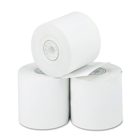 Thermal Paper Rolls for Cash Registers/Calculators, 2 1/4" x 165 ft, 3-Pack