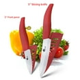 thumbnail image 3 of Set of 2 Ceramic Knife 6" Chef Knife and 3" Paring Knife Sharp Kitchen Knives Rust Proof Stain Resistant Vegetables Cutter Tool, 3 of 5