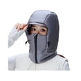 thumbnail image 1 of Visland Winter Riding Hat Thickened Brim Neck Wrap Windproof Warm Hat Adjustable Drawstring Design Skiing Hat, 1 of 8