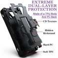 thumbnail image 2 of FYBTO for Kyocera DuraForce Ultra 5G UW (E7110 Verizon) Case with Screen Protector, [Military-Grade Protective] Defender Phone Case Heavy Duty with Finger Ring Holder Kickstand - Black, 2 of 5