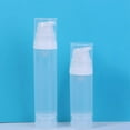 FCVacuum Lotion Bottles Plastic Empty Airless Pump Bottles Transparent