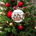 Christmas Decoration Pendant 2D Acrylic Printing Pendant Snowman Bell