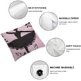 thumbnail image 4 of COMIO  Art Ballet Silhouette Throw Pillow Covers Square Couch Pillowcase Modern Farmhouse Decorative Cushion Cover for Sofa Living Room &nbsp;2pc, 4 of 6