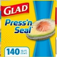 Glad Press'n Seal GripTex Technology Food Plastic Wrap for Freezer