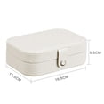 thumbnail image 2 of FAROOT 2 Layers Jewelry Case Storage Box Portable Jewelry Display Box, 2 of 3