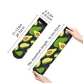 thumbnail image 4 of Fuzoiu Fresh Avocado Print Adult Socks, Crew Moisture-wicking Socks, Unisex Cushion Crew Socks,Casual Sports Ankle Socks, 4 of 7