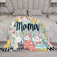 thumbnail image 5 of Easter Mama Plush Flannel Blanket 50"x60" Happy Easter Soft Fuzzy Cozy Warm Winter Throw Blanket for Couch Bed Throw Blanket for Kids Family And Friends Adults, 5 of 8