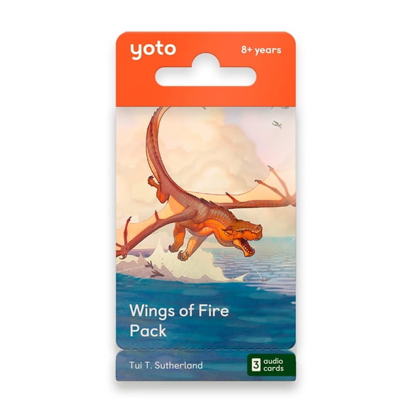 Tarjetas de audio Yoto Wings of Fire de Tui T. Sutherland Kids 8+
