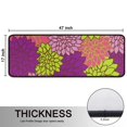thumbnail image 5 of Kitchen Rugs Sets Of 2,Pink Floral and Petal Pattern Anti Fatigue Kitchen Mat Rugs Non Slip Washable,Decorative Kitchen Floor Mats for Kitchen,Sink,Laundry,17"x47"+17"x47", 5 of 5