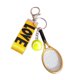 thumbnail image 5 of Llavero con forma de raqueta de tenis, regalo para Año Nuevo, San Valentín, bolso, mujeres y hombres. Amarillo dorado, 5 of 9