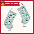 thumbnail image 2 of JUNZAN Colorful Dog Print 18 Inches Christmas Stockings with Letters,Christmas Stockings for Christmas Xmas Tree Holiday Fireplace Family Decor Gifts, 2 of 8