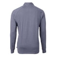 thumbnail image 3 of Men's Cutter & Buck Heather Navy George Washington University Big & Tall Adapt Eco Knit Heather Quarter-Zip Top, 3 of 3