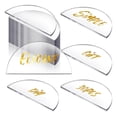 thumbnail image 3 of 20Pcs Clear Acrylic Place Cards Event Clear Acrylic Place Semicircle Sublimation DIY for Wedding, 3 of 9